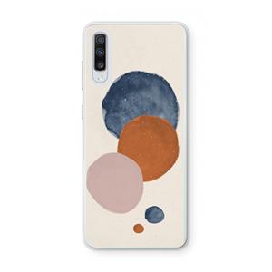 CaseCompany Geo #4: Samsung Galaxy A70 Transparant Hoesje