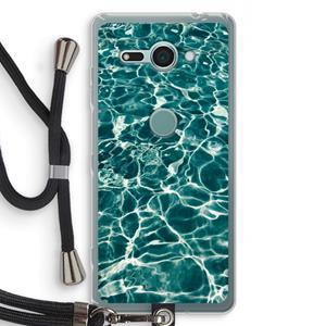 CaseCompany Weerkaatsing water: Sony Xperia XZ2 Compact Transparant Hoesje met koord