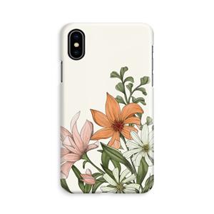 CaseCompany Floral bouquet: iPhone X Volledig Geprint Hoesje