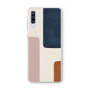 CaseCompany Geo #5: Samsung Galaxy A70 Transparant Hoesje