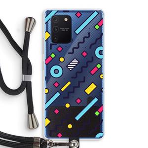 CaseCompany 8-bit N°8: Samsung Galaxy Note 10 Lite Transparant Hoesje met koord