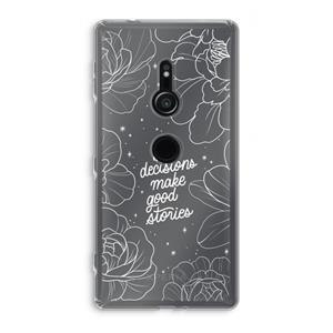 CaseCompany Good stories: Sony Xperia XZ2 Transparant Hoesje