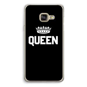 CaseCompany Queen zwart: Samsung A3 (2017) Transparant Hoesje