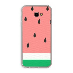CaseCompany Watermeloen: Samsung Galaxy J4 Plus Transparant Hoesje