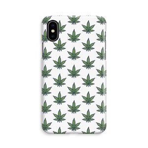 CaseCompany Weed: iPhone Xs Volledig Geprint Hoesje