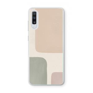 CaseCompany Geo #7: Samsung Galaxy A70 Transparant Hoesje