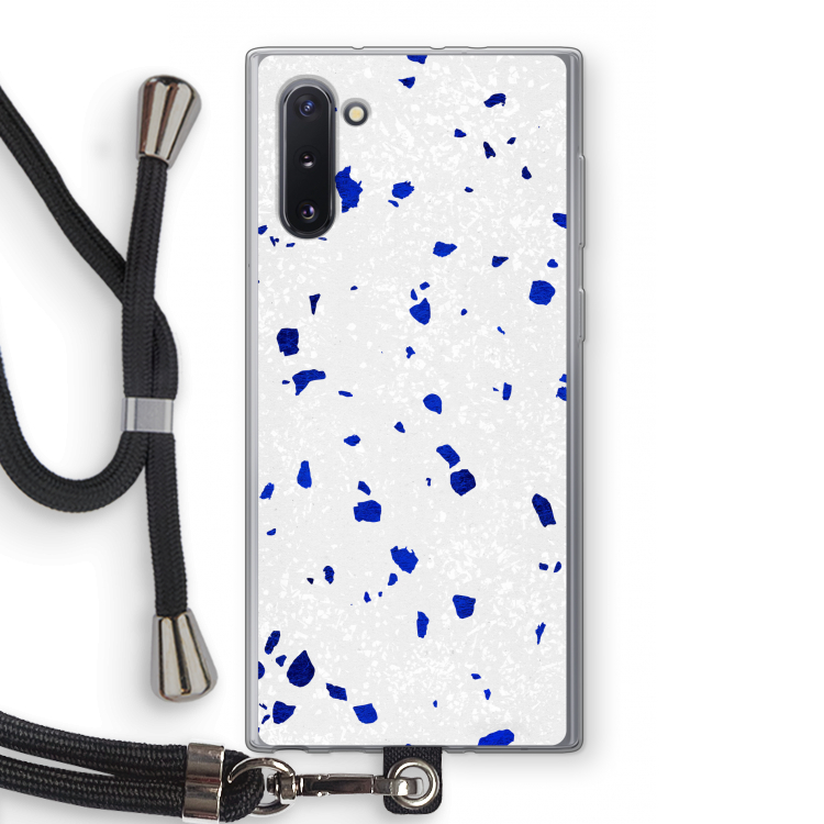 CaseCompany Terrazzo N°5: Samsung Galaxy Note 10 Transparant Hoesje met koord