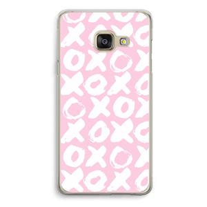 CaseCompany XOXO: Samsung A3 (2017) Transparant Hoesje