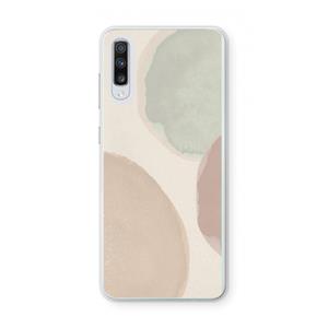 CaseCompany Geo #8: Samsung Galaxy A70 Transparant Hoesje