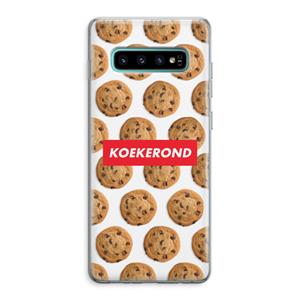 CaseCompany Koekerond: Samsung Galaxy S10 Plus Transparant Hoesje
