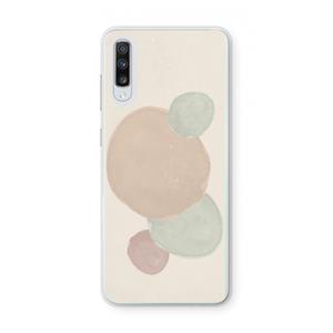 CaseCompany Geo #9: Samsung Galaxy A70 Transparant Hoesje