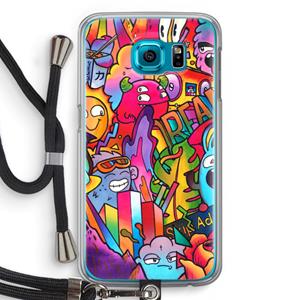 CaseCompany Dreams: Samsung Galaxy S6 Transparant Hoesje met koord