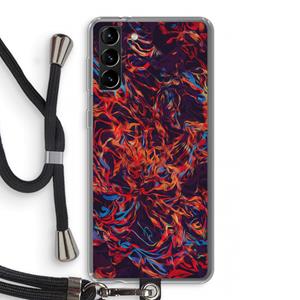 CaseCompany Lucifer: Samsung Galaxy S21 Plus Transparant Hoesje met koord