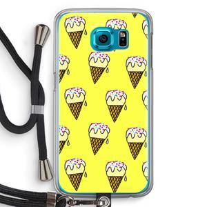 CaseCompany Isjes: Samsung Galaxy S6 Transparant Hoesje met koord