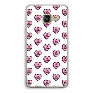 CaseCompany GIRL POWER: Samsung A3 (2017) Transparant Hoesje