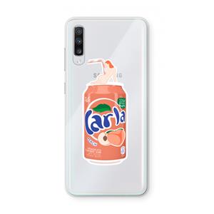 CaseCompany S(peach)less: Samsung Galaxy A70 Transparant Hoesje