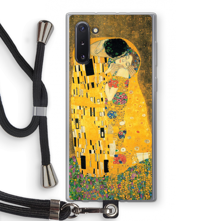 CaseCompany Der Kuss: Samsung Galaxy Note 10 Transparant Hoesje met koord