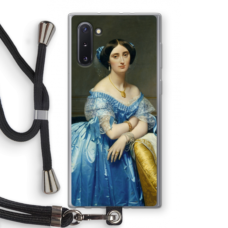 CaseCompany Eleonore: Samsung Galaxy Note 10 Transparant Hoesje met koord