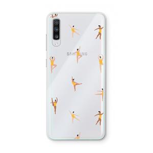CaseCompany Dans #2: Samsung Galaxy A70 Transparant Hoesje