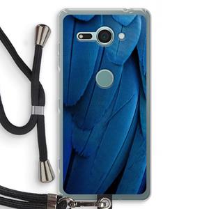 CaseCompany Pauw: Sony Xperia XZ2 Compact Transparant Hoesje met koord