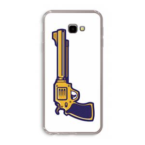 CaseCompany Pew Pew Pew: Samsung Galaxy J4 Plus Transparant Hoesje