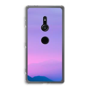 CaseCompany Sunset pastel: Sony Xperia XZ2 Transparant Hoesje