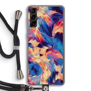 CaseCompany Tuesday Night: Samsung Galaxy S21 Plus Transparant Hoesje met koord
