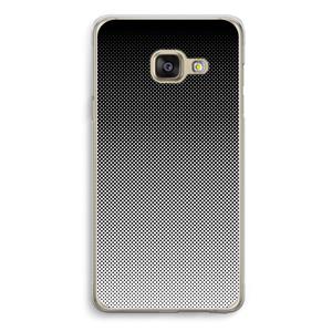 CaseCompany Musketon Halftone: Samsung A3 (2017) Transparant Hoesje