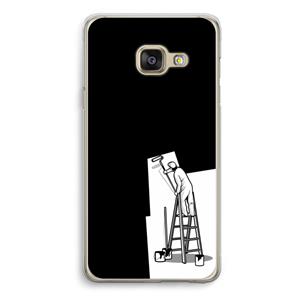 CaseCompany Musketon Painter: Samsung A3 (2017) Transparant Hoesje