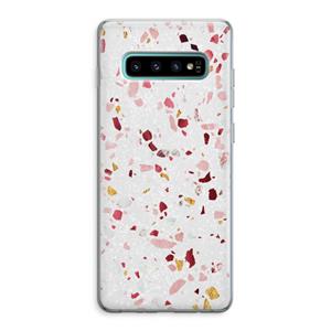 CaseCompany Terrazzo N°9: Samsung Galaxy S10 Plus Transparant Hoesje