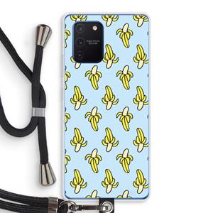 CaseCompany Bananas: Samsung Galaxy Note 10 Lite Transparant Hoesje met koord