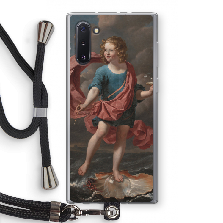CaseCompany Soap Bubbles: Samsung Galaxy Note 10 Transparant Hoesje met koord