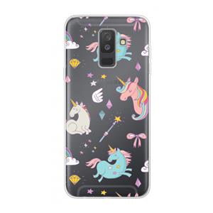 CaseCompany Fantasiewereld: Samsung Galaxy A6 Plus (2018) Transparant Hoesje