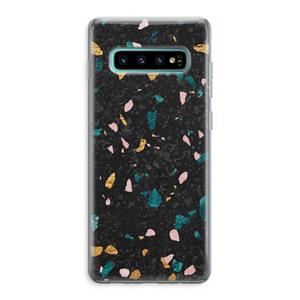 CaseCompany Terrazzo N°10: Samsung Galaxy S10 Plus Transparant Hoesje