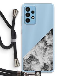CaseCompany Onweer: Samsung Galaxy A52 Transparant Hoesje met koord