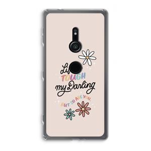 CaseCompany Tough Life: Sony Xperia XZ2 Transparant Hoesje