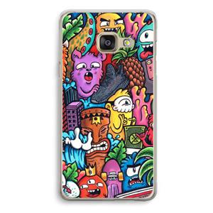 CaseCompany Vexx Mixtape: Samsung A3 (2017) Transparant Hoesje