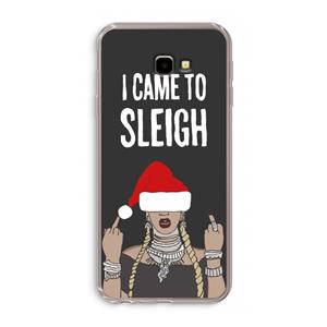 CaseCompany Came To Sleigh: Samsung Galaxy J4 Plus Transparant Hoesje