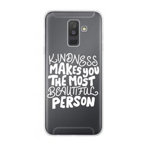 CaseCompany The prettiest: Samsung Galaxy A6 Plus (2018) Transparant Hoesje