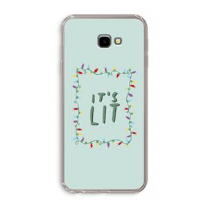 CaseCompany It's Lit: Samsung Galaxy J4 Plus Transparant Hoesje