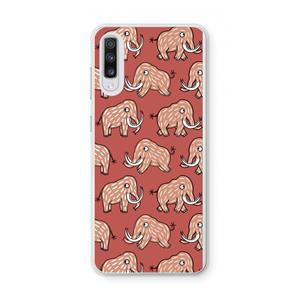 CaseCompany Mammoet: Samsung Galaxy A70 Transparant Hoesje