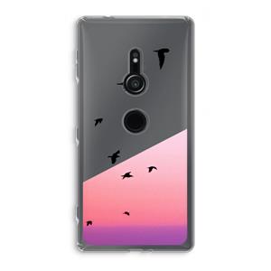 CaseCompany Fly away: Sony Xperia XZ2 Transparant Hoesje