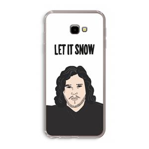 CaseCompany Let It Snow: Samsung Galaxy J4 Plus Transparant Hoesje