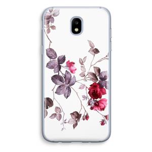CaseCompany Mooie bloemen: Samsung Galaxy J5 (2017) Transparant Hoesje