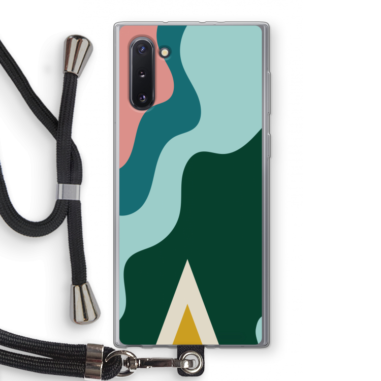 CaseCompany Noor B: Samsung Galaxy Note 10 Transparant Hoesje met koord