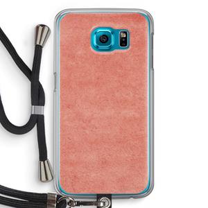 CaseCompany Marrakech Walls: Samsung Galaxy S6 Transparant Hoesje met koord