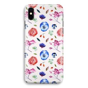 CaseCompany Bloemetjes: iPhone X Volledig Geprint Hoesje