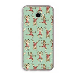 CaseCompany Gymboys: Samsung Galaxy J4 Plus Transparant Hoesje