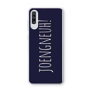 CaseCompany Joengneuh!: Samsung Galaxy A70 Transparant Hoesje