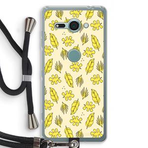 CaseCompany Herfst: Sony Xperia XZ2 Compact Transparant Hoesje met koord